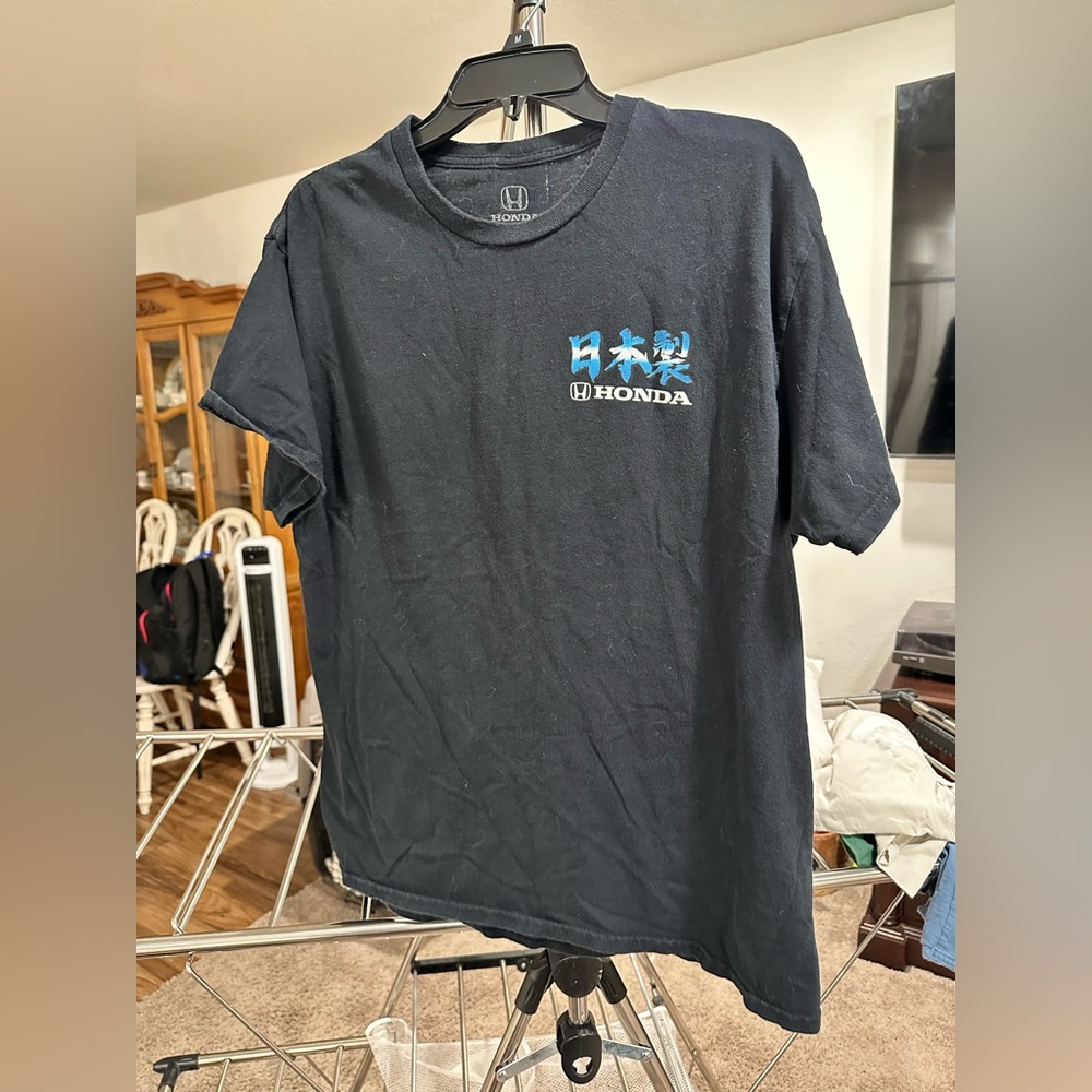 Honda JDM Black T-Shirt for Men size large